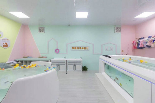 让胡路亚克力婴儿儿童游泳池母婴卖场店配套水育项目